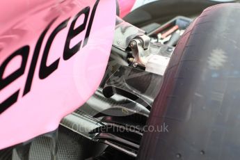 World © Octane Photographic Ltd. Formula 1 – Japanese GP - Pit Lane. Racing Point Force India VJM11 - Sergio Perez. Suzuka Circuit, Japan. Thursday 4th October 2018.