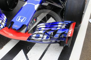 World © Octane Photographic Ltd. Formula 1 – Japanese GP - Pit Lane. Scuderia Toro Rosso STR13 – Brendon Hartley. Suzuka Circuit, Japan. Thursday 4th October 2018.