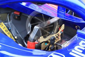 World © Octane Photographic Ltd. Formula 1 – Japanese GP - Pit Lane. Scuderia Toro Rosso STR13 – Brendon Hartley. Suzuka Circuit, Japan. Thursday 4th October 2018.