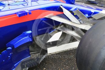 World © Octane Photographic Ltd. Formula 1 – Japanese GP - Pit Lane. Scuderia Toro Rosso STR13 – Brendon Hartley. Suzuka Circuit, Japan. Thursday 4th October 2018.