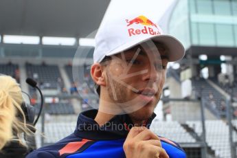 World © Octane Photographic Ltd. Formula 1 – Japanese GP - Pit Lane. Scuderia Toro Rosso STR13 – Pierre Gasly. Suzuka Circuit, Japan. Thursday 4th October 2018.