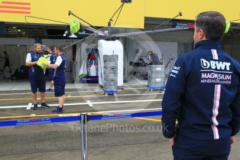 World © Octane Photographic Ltd. Formula 1 - Japanese GP - Paddock. Andy Stevenson – Sporting Director at Racing Point  Force India.  looking into Williams. Suzuka Circuit, Japan. Thursday 4th October 2018.