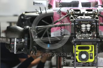 World © Octane Photographic Ltd. Formula 1 – Japanese GP - Paddock. Racing Point Force India VJM11. Suzuka Circuit, Japan. Thursday 4th October 2018.