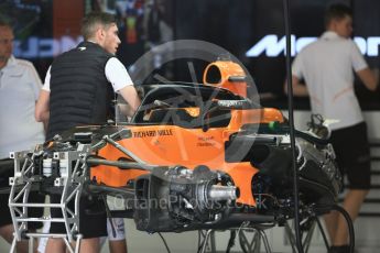 World © Octane Photographic Ltd. Formula 1 – Japanese GP - Pit Lane. McLaren MCL33. Suzuka Circuit, Japan. Thursday 4th October 2018.
