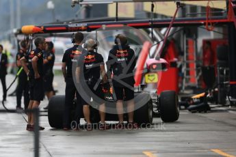 World © Octane Photographic Ltd. Formula 1 – Japanese GP - Paddock. Aston Martin Red Bull Racing TAG Heuer RB14 – pit stop practice. Suzuka Circuit, Japan. Thursday 4th October 2018.