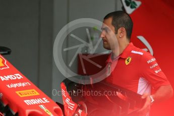 World © Octane Photographic Ltd. Formula 1 – Japanese GP - Pit Lane. Scuderia Ferrari SF71-H – Sebastian Vettel - new livery #MissionWinNow. Suzuka Circuit, Japan. Thursday 4th October 2018.