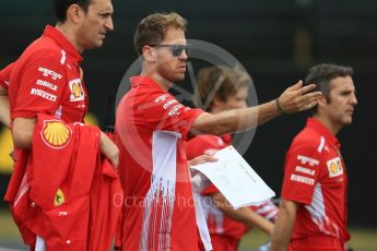 World © Octane Photographic Ltd. Formula 1 – Japanese GP - Track Walk. Scuderia Ferrari SF71-H – Sebastian Vettel. Suzuka Circuit, Japan. Thursday 4th October 2018.