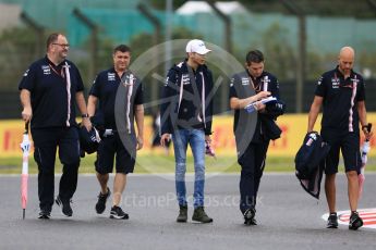 World © Octane Photographic Ltd. Formula 1 – Japanese GP - Track Walk. Racing Point Force India VJM11 - Esteban Ocon. Suzuka Circuit, Japan. Thursday 4th October 2018.