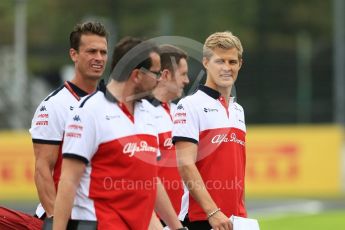 World © Octane Photographic Ltd. Formula 1 – Japanese GP - Track Walk. Alfa Romeo Sauber F1 Team C37 – Marcus Ericsson. Suzuka Circuit, Japan. Thursday 4th October 2018.