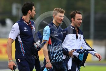 World © Octane Photographic Ltd. Formula 1 – Japanese GP - Track Walk. Williams Martini Racing FW41 – Sergey Sirotkin. Suzuka Circuit, Japan. Thursday 4th October 2018.