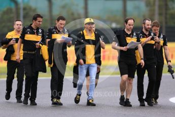 World © Octane Photographic Ltd. Formula 1 – Japanese GP - Track Walk. Renault Sport F1 Team RS18 – Carlos Sainz. Suzuka Circuit, Japan. Thursday 4th October 2018.