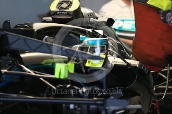 World © Octane Photographic Ltd. Formula 1 – Japanese GP – Pit Lane. Mercedes AMG Petronas Motorsport AMG F1 W09 EQ Power+ - Lewis Hamilton. Suzuka Circuit, Japan. Thursday 4th October 2018.