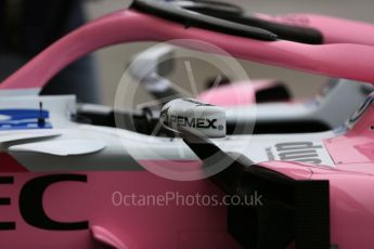 World © Octane Photographic Ltd. Formula 1 – Japanese GP - Pit Lane. Racing Point Force India VJM11 - Esteban Ocon. Suzuka Circuit, Japan. Thursday 4th October 2018.