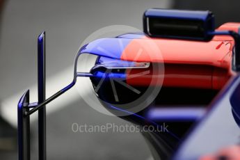 World © Octane Photographic Ltd. Formula 1 – Japanese GP - Pit Lane. Scuderia Toro Rosso STR13 – Brendon Hartley. Suzuka Circuit, Japan. Thursday 4th October 2018.