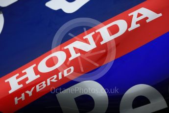 World © Octane Photographic Ltd. Formula 1 – Japanese GP - Pit Lane. Scuderia Toro Rosso STR13 – Brendon Hartley. Suzuka Circuit, Japan. Thursday 4th October 2018.