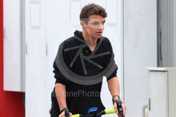 World © Octane Photographic Ltd. Formula 1 - Japanese GP - Paddock. Lando Norris - McLaren Reserve Driver. Suzuka Circuit, Japan. Thursday 4th October 2018.