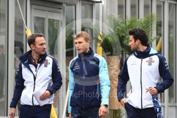 World © Octane Photographic Ltd. Formula 1 – Japanese GP - Paddock. Williams Martini Racing FW41 – Sergey Sirotkin. Suzuka Circuit, Japan. Thursday 4th October 2018.