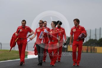 World © Octane Photographic Ltd. Formula 1 – Japanese GP - Track Walk. Scuderia Ferrari SF71-H – Sebastian Vettel. Suzuka Circuit, Japan. Thursday 4th October 2018.