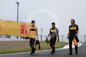 World © Octane Photographic Ltd. Formula 1 - Japanese GP - Track Walk. Jack Aitken – Reserve Driver Renault Sport Formula 1 Team. Suzuka Circuit, Japan. Thursday 4th October 2018.