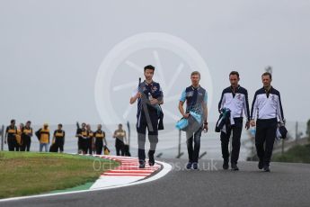 World © Octane Photographic Ltd. Formula 1 – Japanese GP - Track Walk. Williams Martini Racing FW41 – Sergey Sirotkin. Suzuka Circuit, Japan. Thursday 4th October 2018.