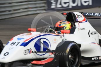 World © Octane Photographic Ltd. Formula Renault 2.0 – Monaco GP - Qualifying. Monte-Carlo. JD Motorsport - Lorenzo Colombo. Friday 25th May 2018.