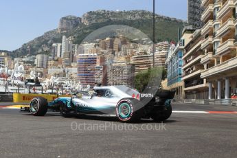World © Octane Photographic Ltd. Formula 1 – Monaco GP - Practice 3. Mercedes AMG Petronas Motorsport AMG F1 W09 EQ Power+ - Lewis Hamilton. Monte-Carlo. Saturday 26th May 2018.