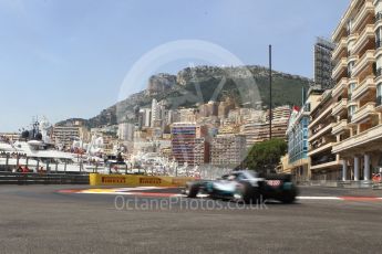 World © Octane Photographic Ltd. Formula 1 – Monaco GP - Practice 3. Mercedes AMG Petronas Motorsport AMG F1 W09 EQ Power+ - Lewis Hamilton. Monte-Carlo. Saturday 26th May 2018.