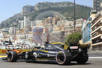 World © Octane Photographic Ltd. Formula 1 – Monaco GP - Practice 3. Renault Sport F1 Team RS18 – Nico Hulkenberg. Monte-Carlo. Saturday 26th May 2018.