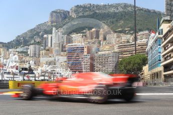 World © Octane Photographic Ltd. Formula 1 – Monaco GP - Practice 3. Scuderia Ferrari SF71-H – Sebastian Vettel. Monte-Carlo. Saturday 26th May 2018.