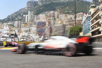 World © Octane Photographic Ltd. Formula 1 – Monaco GP - Practice 3. Haas F1 Team VF-18 – Kevin Magnussen. Monte-Carlo. Saturday 26th May 2018.