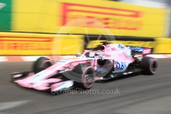 World © Octane Photographic Ltd. Formula 1 – Monaco GP - Practice 3. Sahara Force India VJM11 - Sergio Perez. Monte-Carlo. Saturday 26th May 2018.