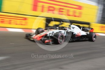 World © Octane Photographic Ltd. Formula 1 – Monaco GP - Practice 3. Haas F1 Team VF-18 – Romain Grosjean. Monte-Carlo. Saturday 26th May 2018.