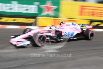World © Octane Photographic Ltd. Formula 1 – Monaco GP - Practice 3. Sahara Force India VJM11 - Esteban Ocon. Monte-Carlo. Saturday 26th May 2018.