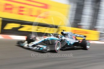 World © Octane Photographic Ltd. Formula 1 – Monaco GP - Practice 3. Mercedes AMG Petronas Motorsport AMG F1 W09 EQ Power+ - Lewis Hamilton. Monte-Carlo. Saturday 26th May 2018.