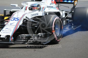 World © Octane Photographic Ltd. Formula 1 – Monaco GP - Practice 3. Williams Martini Racing FW41 – Sergey Sirotkin. Monte-Carlo. Saturday 26th May 2018.