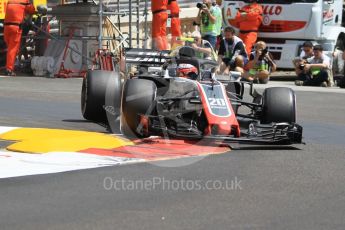 World © Octane Photographic Ltd. Formula 1 – Monaco GP - Practice 3. Haas F1 Team VF-18 – Kevin Magnussen. Monte-Carlo. Saturday 26th May 2018.