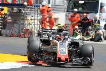 World © Octane Photographic Ltd. Formula 1 – Monaco GP - Practice 3. Haas F1 Team VF-18 – Kevin Magnussen. Monte-Carlo. Saturday 26th May 2018.