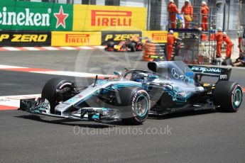 World © Octane Photographic Ltd. Formula 1 – Monaco GP - Practice 3. Mercedes AMG Petronas Motorsport AMG F1 W09 EQ Power+ - Valtteri Bottas. Monte-Carlo. Saturday 26th May 2018.