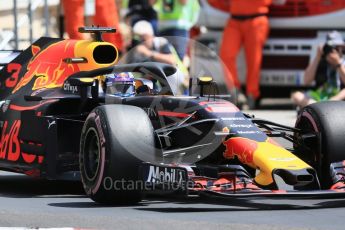 World © Octane Photographic Ltd. Formula 1 – Monaco GP - Practice 3. Aston Martin Red Bull Racing TAG Heuer RB14 – Daniel Ricciardo. Monte-Carlo. Saturday 26th May 2018.