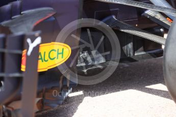 World © Octane Photographic Ltd. Formula 1 – Monaco GP - Practice 3. Aston Martin Red Bull Racing TAG Heuer RB14. Monte-Carlo. Saturday 26th May 2018.