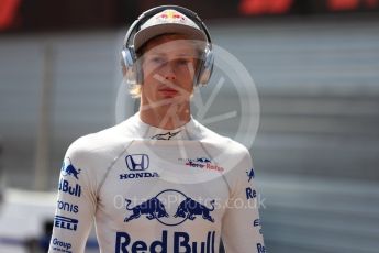 World © Octane Photographic Ltd. Formula 1 – Monaco GP - Practice 3. Scuderia Toro Rosso STR13 – Brendon Hartley. Monte-Carlo. Saturday 26th May 2018.