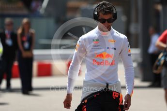 World © Octane Photographic Ltd. Formula 1 – Monaco GP - Practice 3. Aston Martin Red Bull Racing TAG Heuer RB14 – Daniel Ricciardo. Monte-Carlo. Saturday 26th May 2018.
