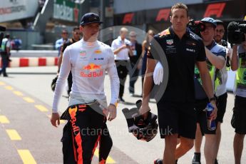 World © Octane Photographic Ltd. Formula 1 – Monaco GP - Practice 3. Aston Martin Red Bull Racing TAG Heuer RB14 – Max Verstappen. Monte-Carlo. Saturday 26th May 2018.