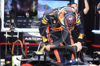 World © Octane Photographic Ltd. Formula 1 – Monaco GP - Practice 3. Aston Martin Red Bull Racing TAG Heuer RB14 – Max Verstappen. Monte-Carlo. Saturday 26th May 2018.