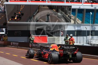 World © Octane Photographic Ltd. Formula 1 – Monaco GP - Practice 3. Aston Martin Red Bull Racing TAG Heuer RB14 – Daniel Ricciardo. Monte-Carlo. Saturday 26th May 2018.