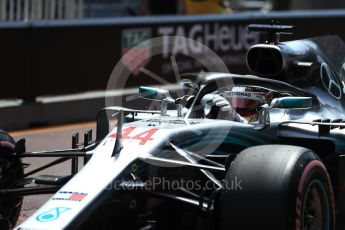 World © Octane Photographic Ltd. Formula 1 – Monaco GP - Practice 3. Mercedes AMG Petronas Motorsport AMG F1 W09 EQ Power+ - Lewis Hamilton. Monte-Carlo. Saturday 26th May 2018.
