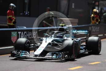 World © Octane Photographic Ltd. Formula 1 – Monaco GP - Practice 3. Mercedes AMG Petronas Motorsport AMG F1 W09 EQ Power+ - Valtteri Bottas. Monte-Carlo. Saturday 26th May 2018.