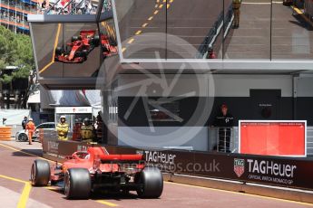 World © Octane Photographic Ltd. Formula 1 – Monaco GP - Practice 3. Scuderia Ferrari SF71-H – Sebastian Vettel. Monte-Carlo. Saturday 26th May 2018.