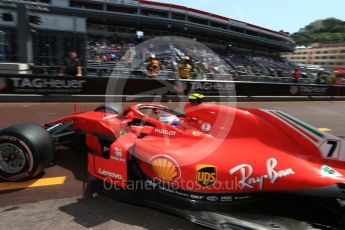 World © Octane Photographic Ltd. Formula 1 – Monaco GP - Practice 3. Scuderia Ferrari SF71-H – Kimi Raikkonen. Monte-Carlo. Saturday 26th May 2018.