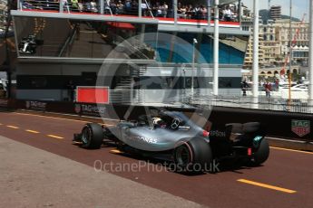 World © Octane Photographic Ltd. Formula 1 – Monaco GP - Practice 3. Mercedes AMG Petronas Motorsport AMG F1 W09 EQ Power+ - Lewis Hamilton. Monte-Carlo. Saturday 26th May 2018.